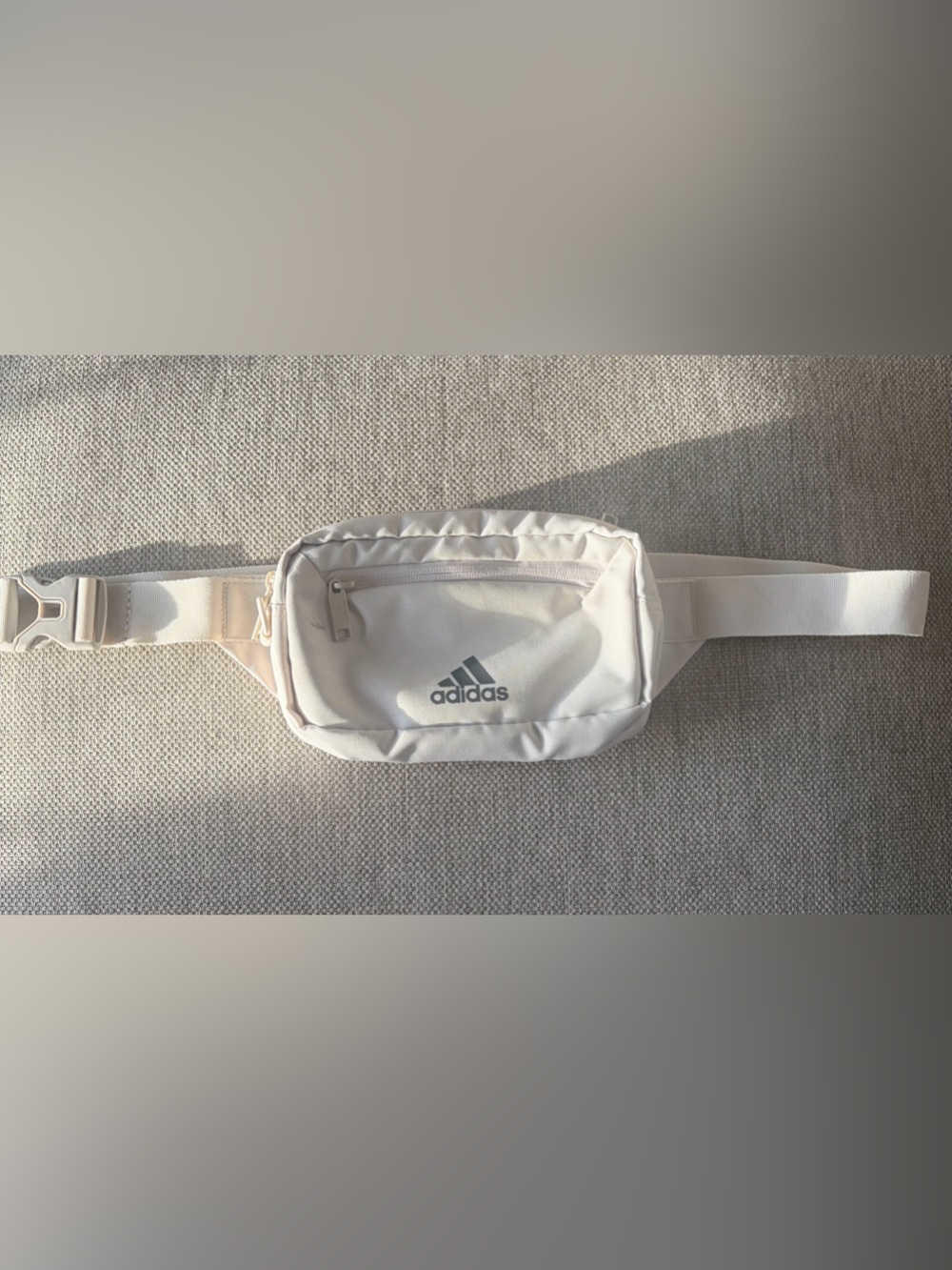 adidas Light Beige Crossbody/Waist Bag - Minimalist Athletic Wear Essential